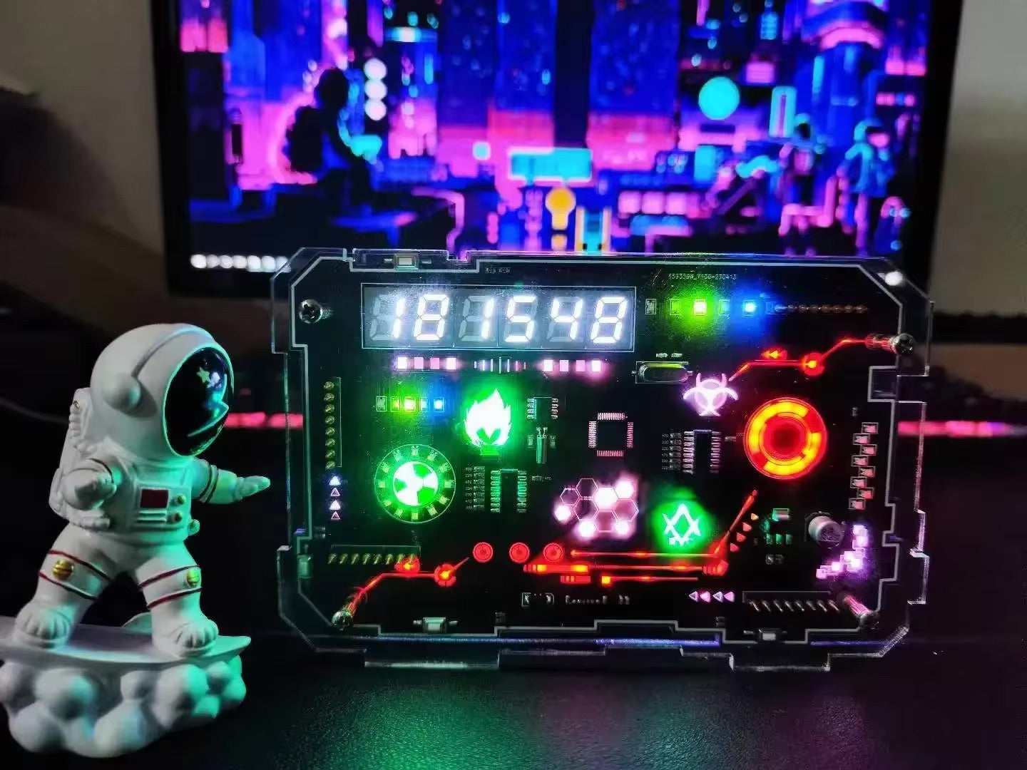 Cyberpunk Clock