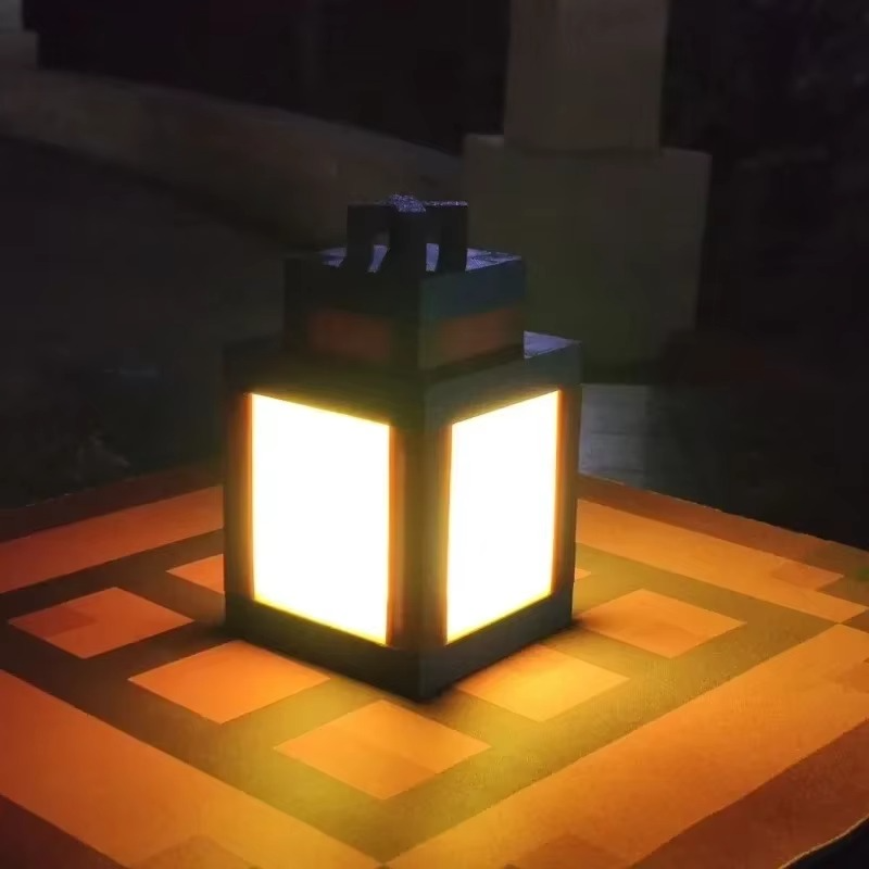 Minecraft Bedside Lamp