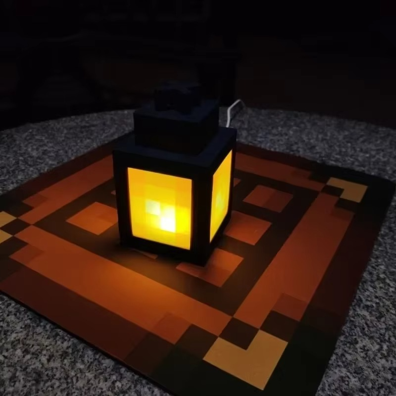 Minecraft Bedside Lamp